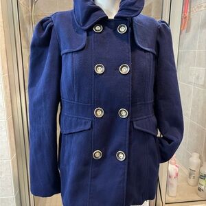Woman’s size XL Blue Winter Coat Peacoat